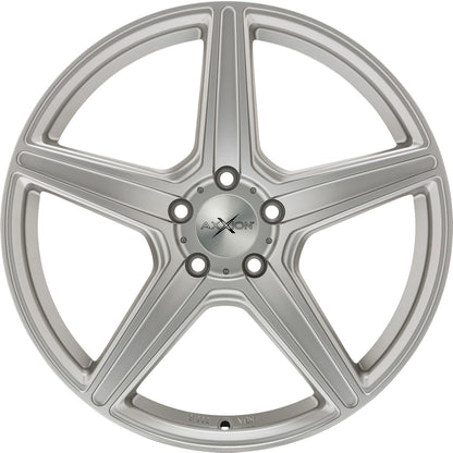 Axxion AX7 solid titanium silber matt lackiert 8x18 ET42 - LK5/112 ML72.6