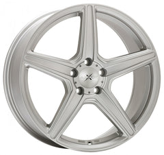 Axxion AX7 solid titanium silber matt lackiert Alufelge 8.5x19 Zoll ET45 LK 5x112 ML72.6