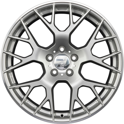 2DRV by WHEELWORLD WH47 Daytona Grau Lackiert Hornpoliert (DG+ML+) Alufelge 8x18 Zoll ET35 LK 5x112 ML66.6