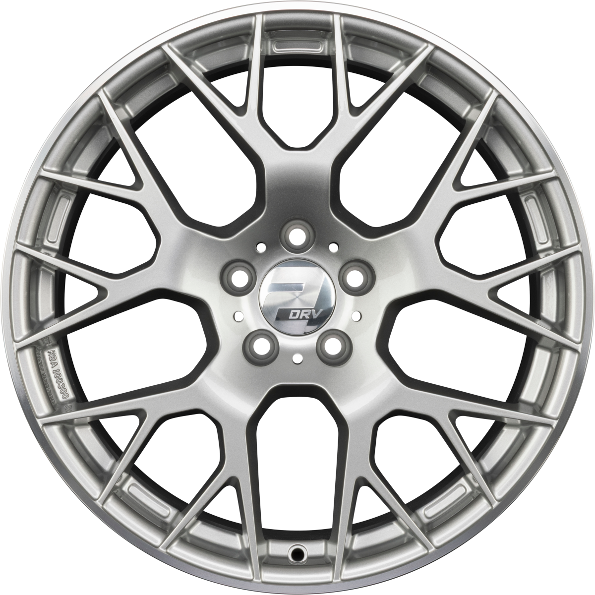 2DRV by WHEELWORLD WH47 Daytona Grau Lackiert Hornpoliert (DG+ML+) Alufelge 8x18 Zoll ET40 LK 5x112 ML66.6
