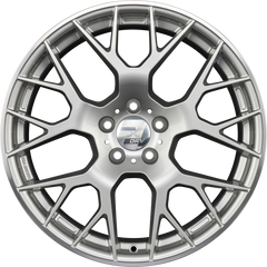 2DRV by WHEELWORLD WH47 Daytona Grau Lackiert Hornpoliert (DG+ML+) Alufelge 9x20 Zoll ET30 LK 5x112 ML66.6