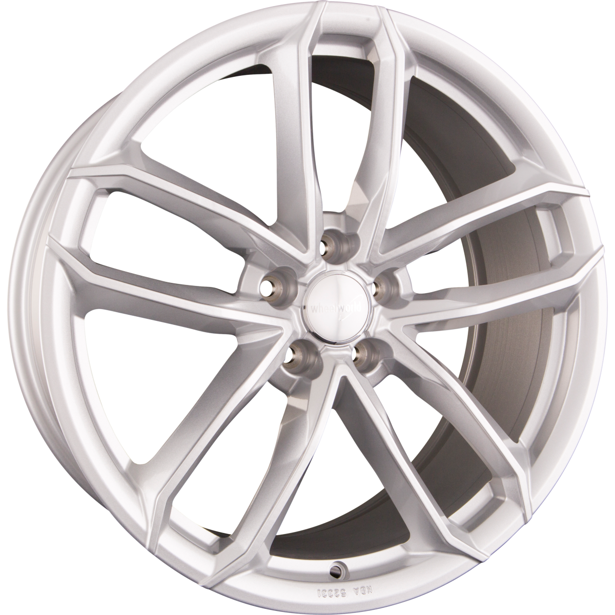 2DRV by WHEELWORLD WH33 Race Silber (RS) Alufelge 9x20 Zoll ET22 LK 5x112 ML66.6 – Bild 2