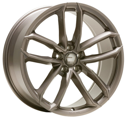 2DRV WH33 platin grau lackiert 8x18 ET25 - LK5/112 ML66.6