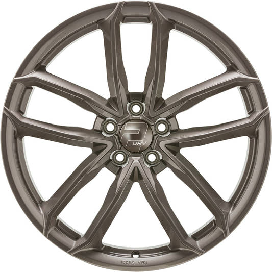 2DRV WH33 platin grau lackiert 8.5x19 ET35 - LK5/112 ML66.6