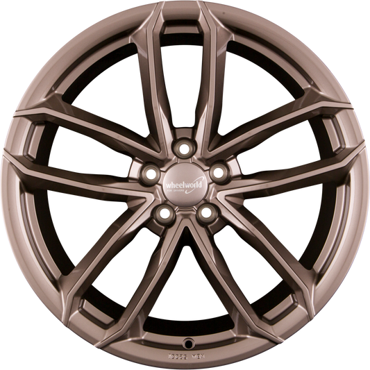 2DRV by WHEELWORLD WH33 Platin Grau Glänzend (PG+) Alufelge 9x20 Zoll ET40 LK 5x112 ML66.6