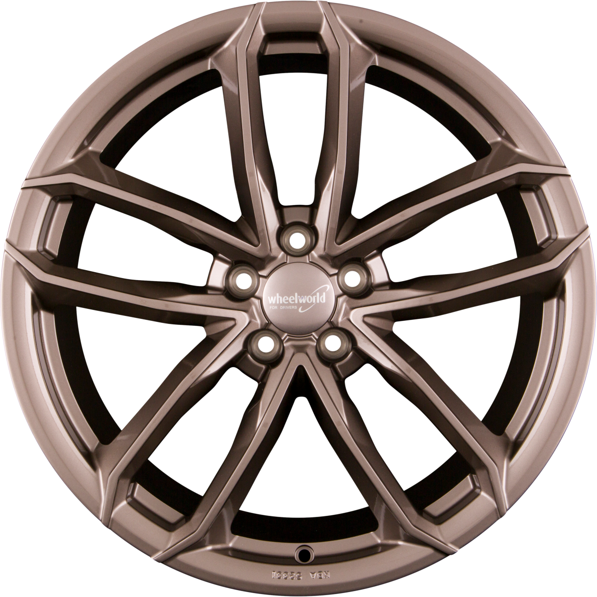 2DRV by WHEELWORLD WH33 Platin Grau Glänzend (PG+) Alufelge 9x20 Zoll ET40 LK 5x112 ML66.6