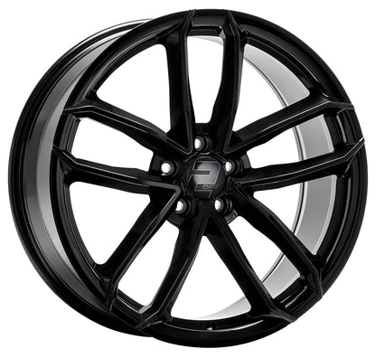 2DRV WH33 schwarz glänzend lackiert 8.5x19 ET25 - LK5/112 ML66.6