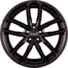 2DRV by WHEELWORLD WH33 Schwarz Glänzend Lackiert (SW+) Alufelge 9x21 Zoll ET22 LK 5x112 ML66.6