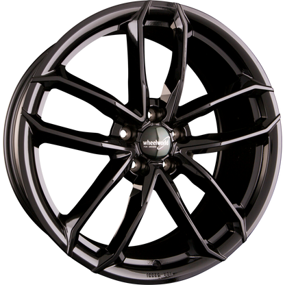 2DRV by WHEELWORLD WH33 Schwarz Glänzend Lackiert (SW+) Alufelge 9x21 Zoll ET22 LK 5x112 ML66.6 – Bild 2