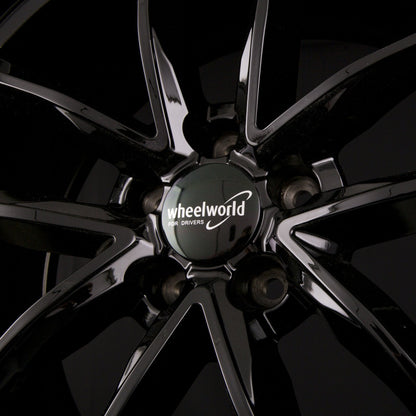 2DRV by WHEELWORLD WH33 Schwarz Glänzend Lackiert (SW+) Alufelge 9x21 Zoll ET22 LK 5x112 ML66.6 – Bild 4