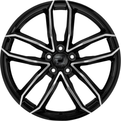 2DRV WH33 schwarz hochglanzpoliert 8.5x19 ET35 - LK5/112 ML66.6