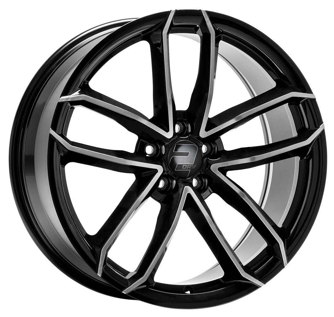 2DRV WH33 schwarz hochglanzpoliert 9x20 ET40 - LK5/112 ML66.6