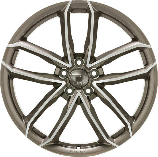 2DRV WH33 platin grau hochglanzpoliert 8.5x19 ET35 - LK5/112 ML66.6