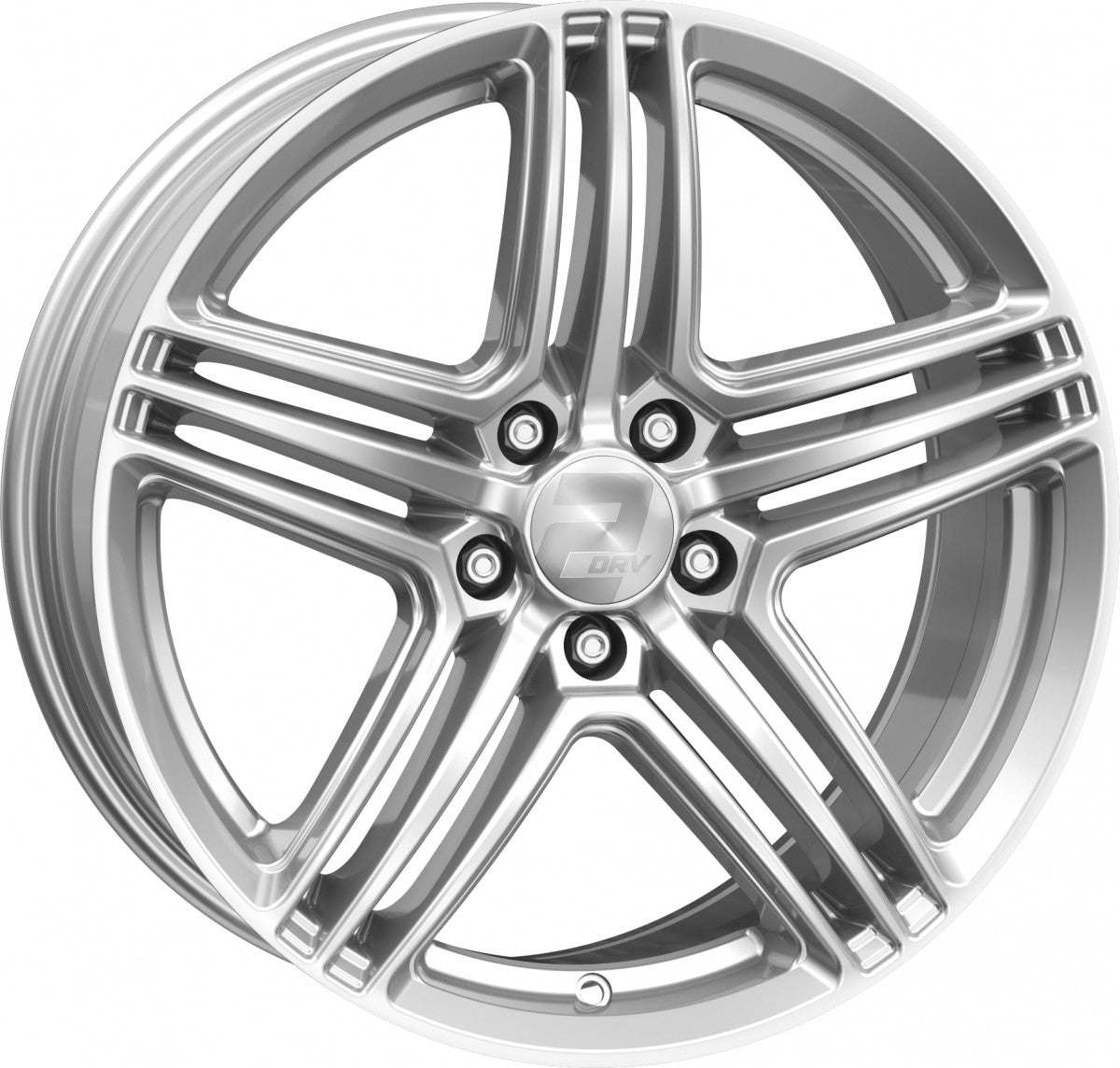 2DRV WH12 race silber lackiert 7.5x17 ET45 - LK5/112 ML66.6