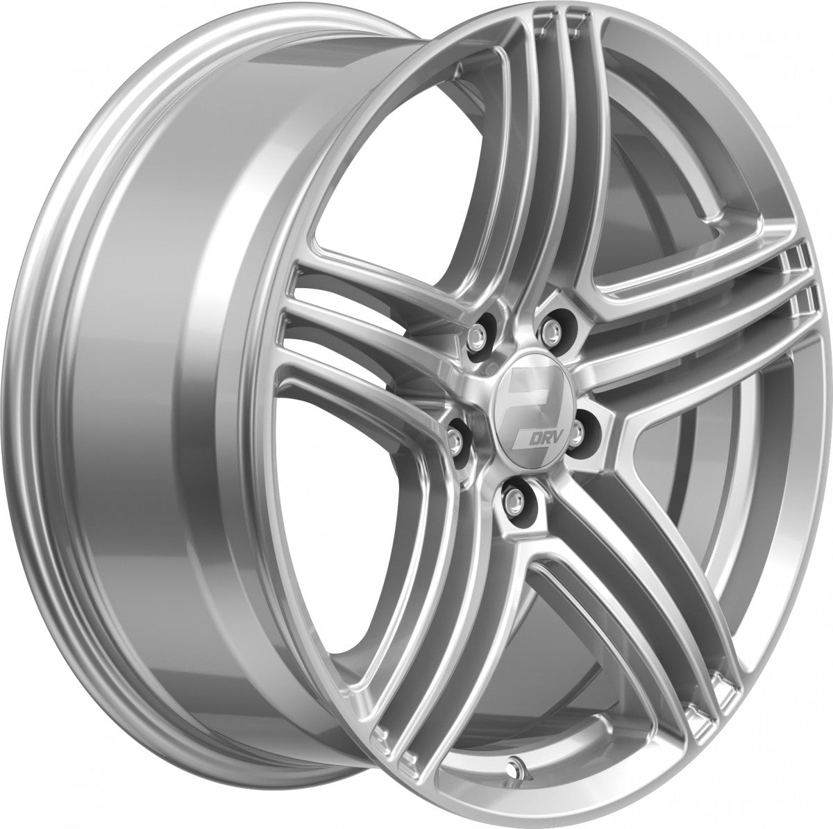 2DRV WH12 race silber lackiert 7.5x17 ET45 - LK5/112 ML66.6