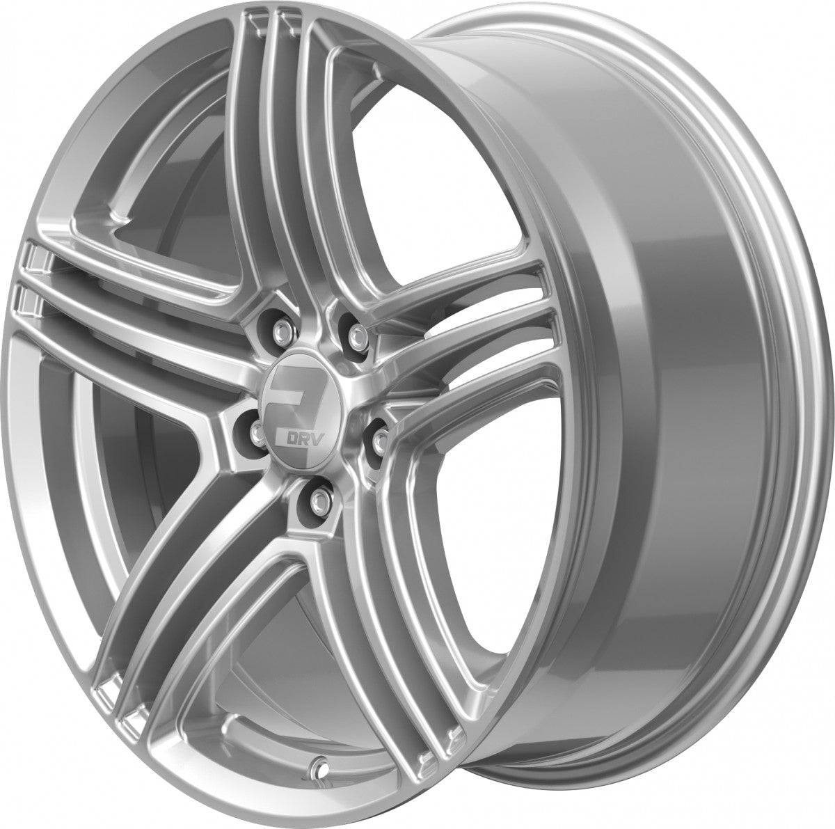 2DRV WH12 race silber lackiert 7.5x17 ET45 - LK5/112 ML66.6