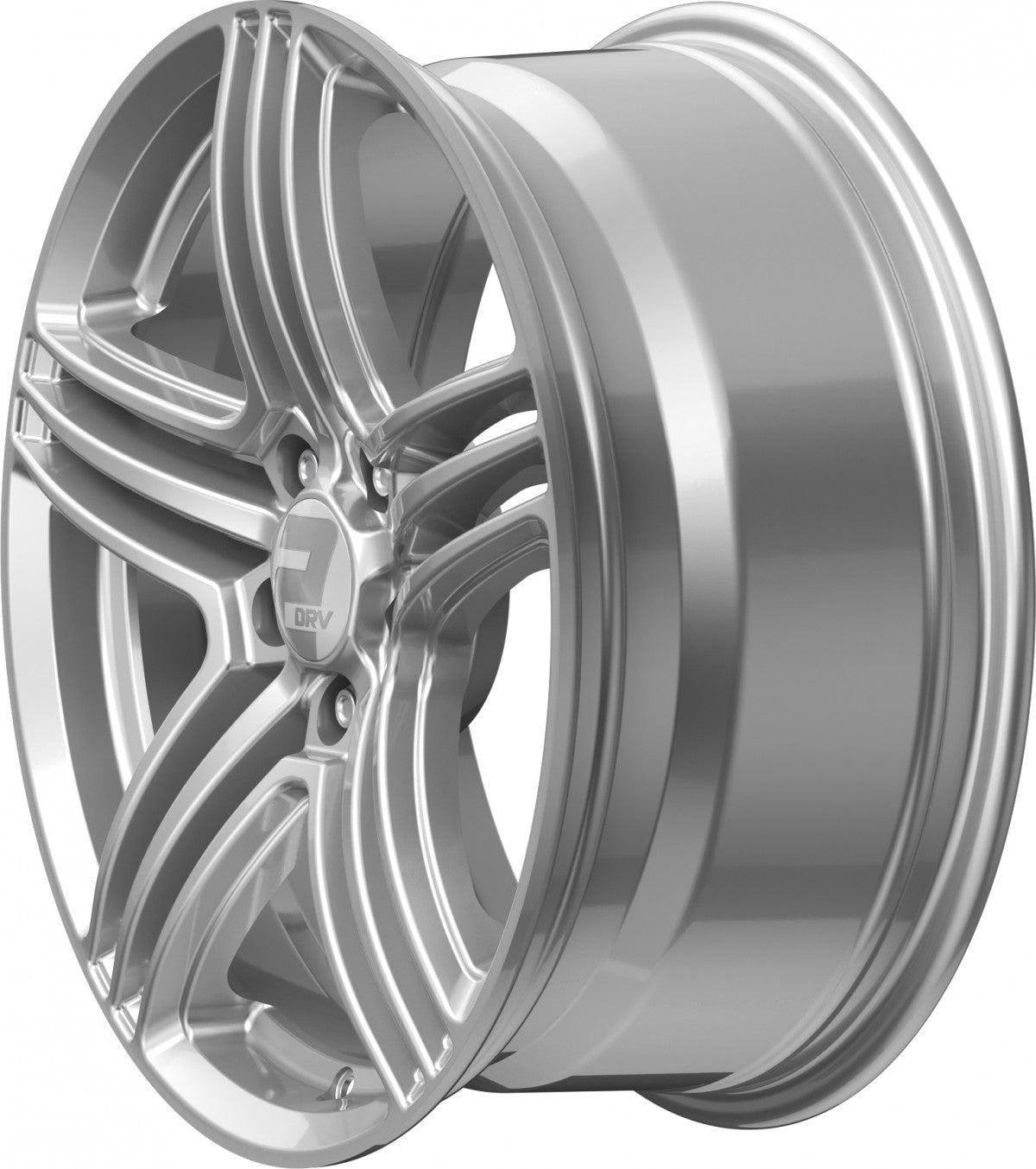 2DRV WH12 race silber lackiert 7.5x17 ET45 - LK5/112 ML66.6