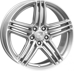 2DRV WH12 race silber lackiert Alufelge 8x18 Zoll ET45 LK 5x114.3 ML72.6
