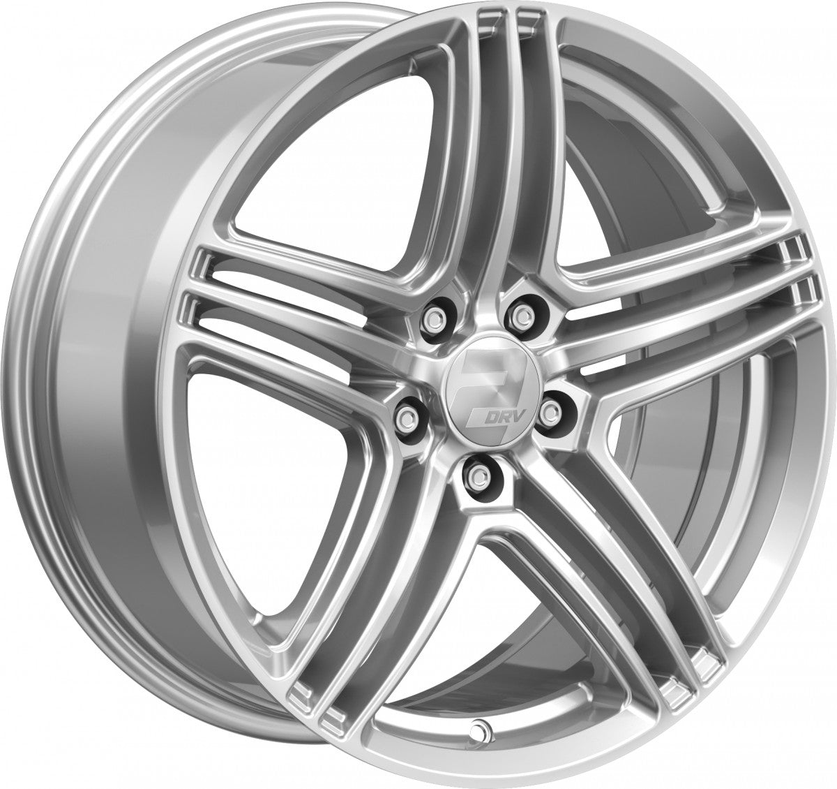 2DRV WH12 race silber lackiert 8x18 ET45 - LK5/114.3 ML72.6