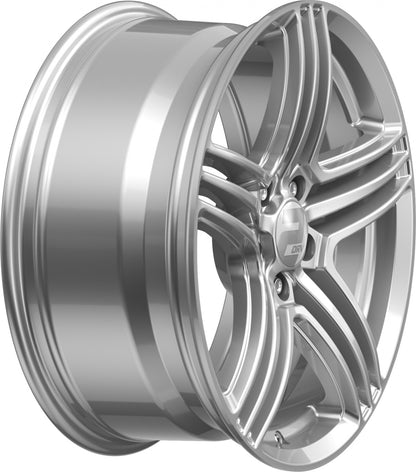 2DRV WH12 race silber lackiert 8x18 ET45 - LK5/114.3 ML72.6