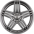 2DRV by WHEELWORLD WH12 Race Silber (RS) Alufelge 9x20 Zoll ET45 LK 5x120 ML65.1