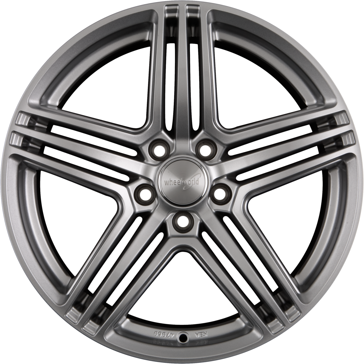 2DRV by WHEELWORLD WH12 Race Silber (RS) Alufelge 9x20 Zoll ET45 LK 5x120 ML65.1
