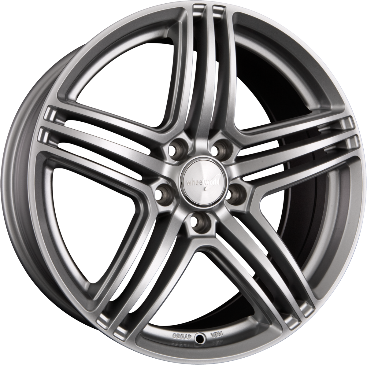 2DRV by WHEELWORLD WH12 Race Silber (RS) Alufelge 9x20 Zoll ET45 LK 5x120 ML65.1 – Bild 2