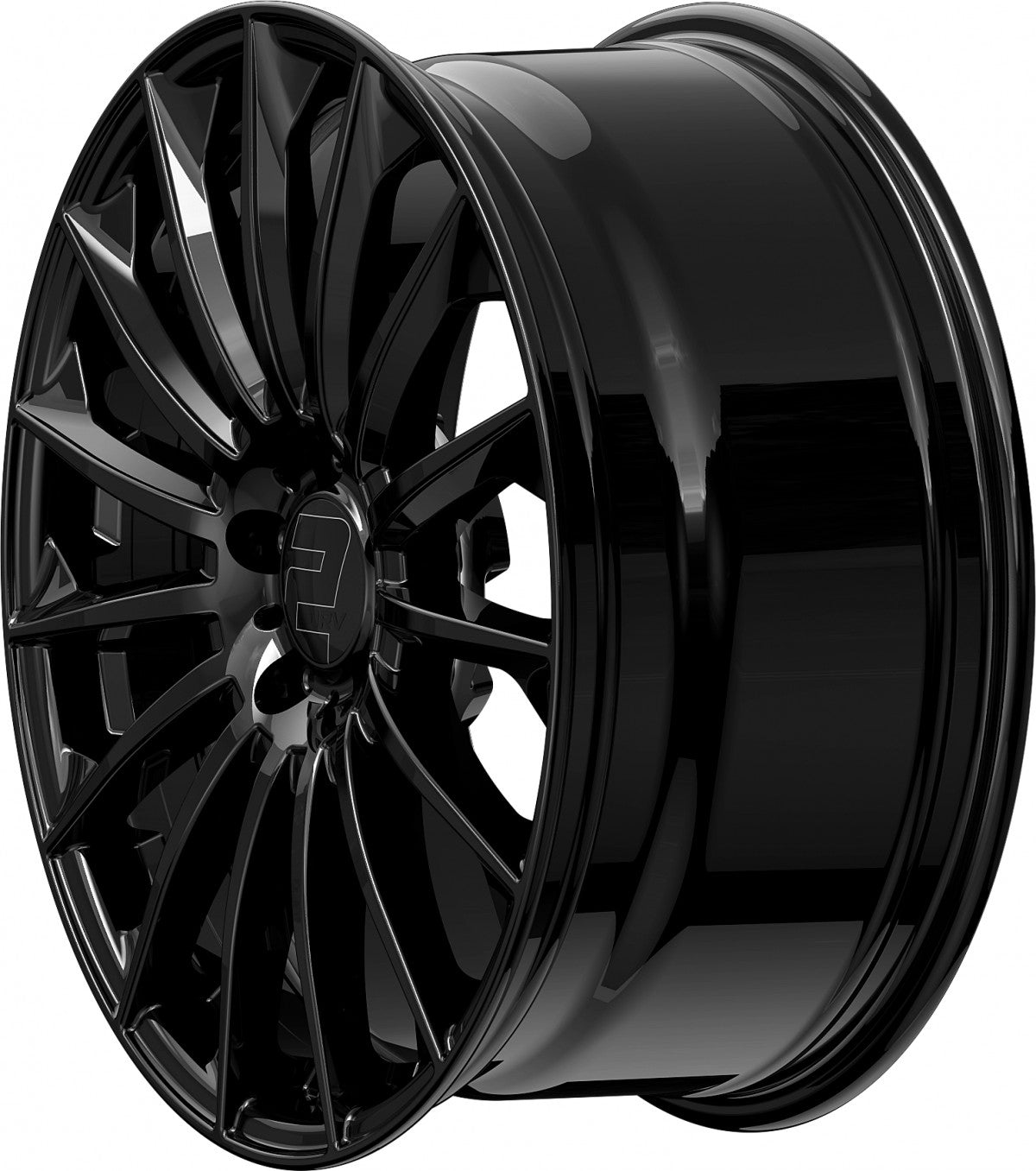2DRV WH39 schwarz glänzend lackiert 9x20 ET42 - LK5/112 ML66.6