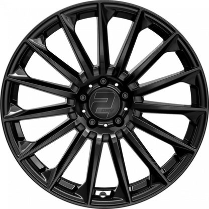 2DRV WH39 schwarz glänzend lackiert 10.5x22 ET35 - LK5/114.3 ML72.6