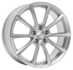2DRV WH28 race silber lackiert Alufelge 7.5x17 Zoll ET45 LK 5x114.3 ML72.6