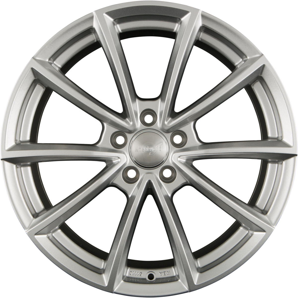 2DRV by WHEELWORLD WH28 Race Silber Lackiert (RS) Alufelge 8x19 Zoll ET35 LK 5x120 ML72.6