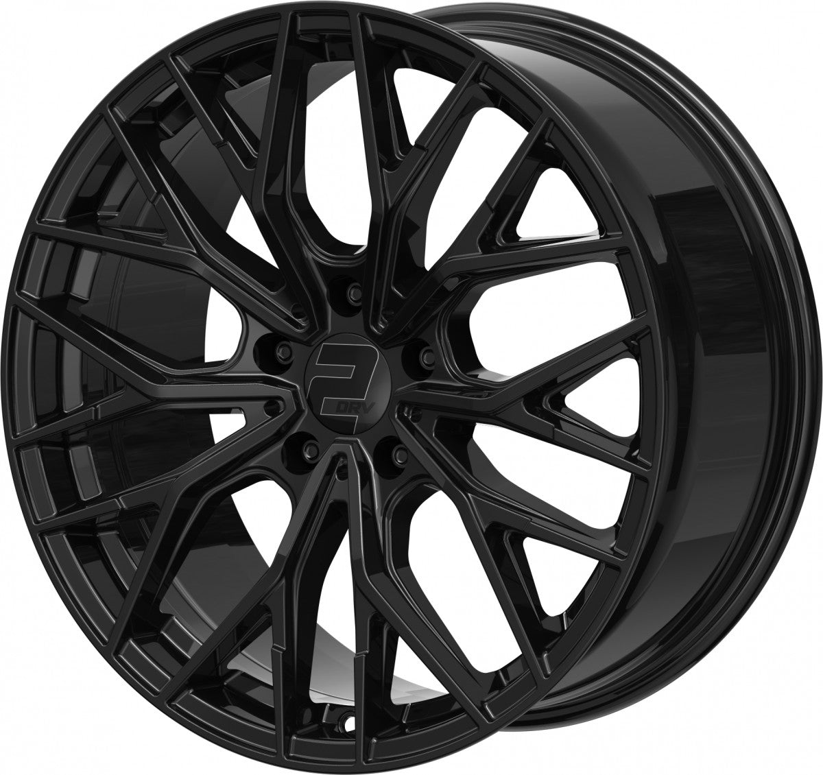 2DRV WH37 schwarz glanz lackiert 8x18 ET30 - LK5/112 ML66.6