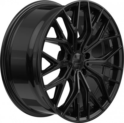 2DRV WH37 schwarz glanz lackiert 8x18 ET40 - LK5/112 ML66.6