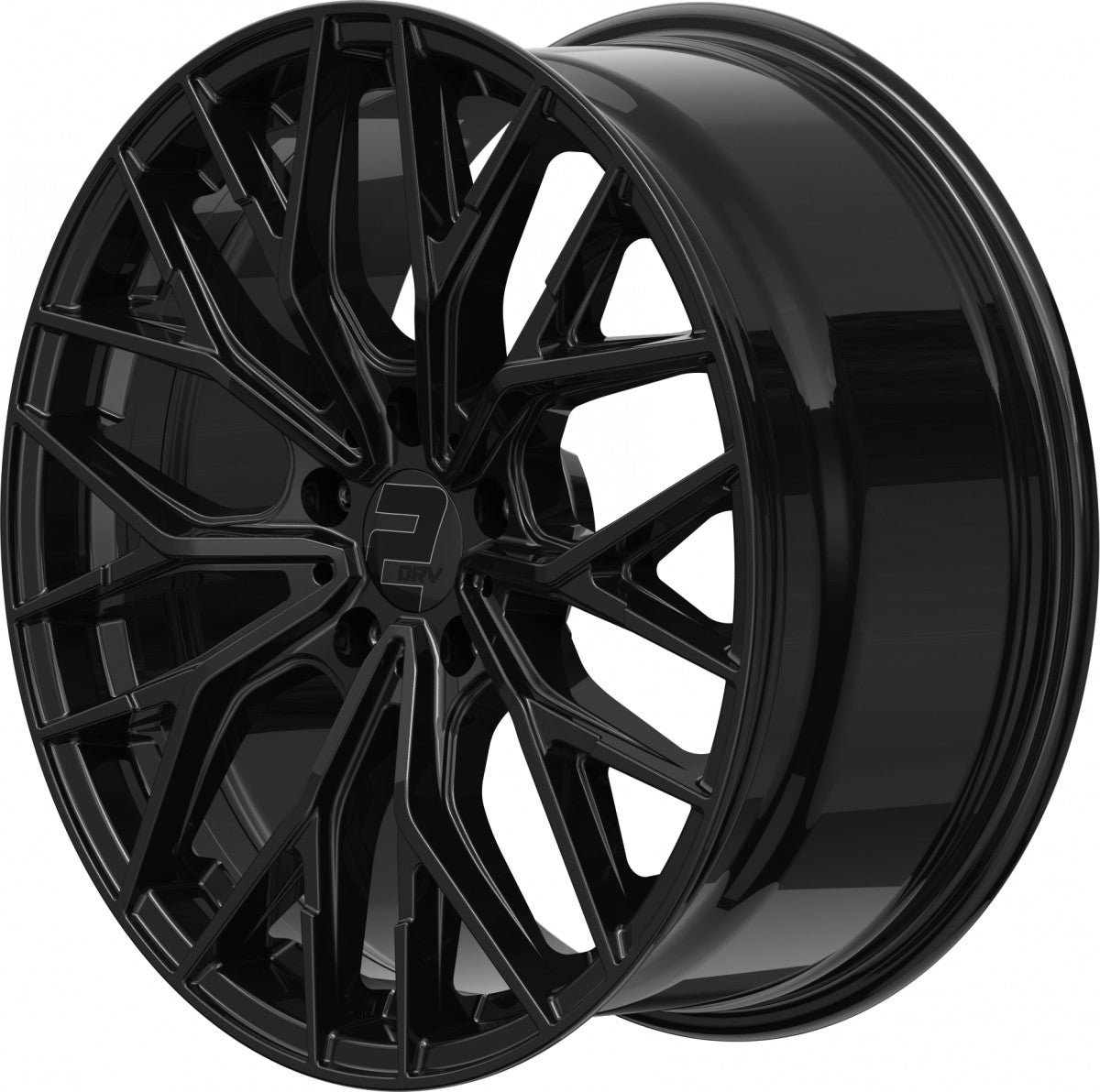 2DRV WH37 schwarz glanz lackiert 8x18 ET48 - LK5/112 ML66.6