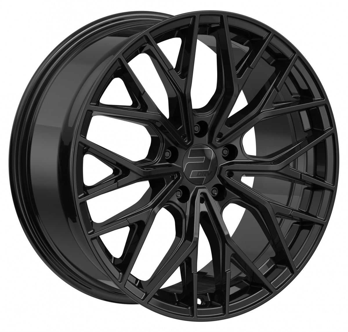 2DRV WH37 schwarz glanz lackiert 8.5x20 ET25 - LK5/112 ML66.6