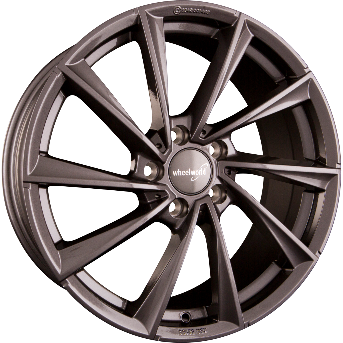 Wheelworld WH32 Daytona Grau Glänzend Lackiert (DG plus) Alufelge 7x17 Zoll ET50 LK 5x108 ML63.4 – Bild 2