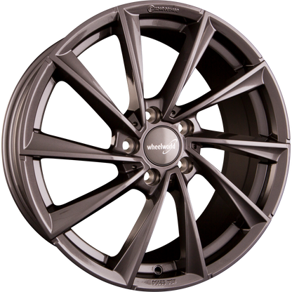 Wheelworld WH32 Daytona Grau Glänzend Lackiert (DG plus) Alufelge 7x17 Zoll ET50 LK 5x108 ML63.4 – Bild 2