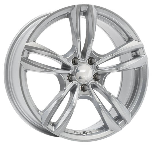 2DRV WH29 race silber lackiert 8.5x19 ET42 - LK5/120 ML72.6