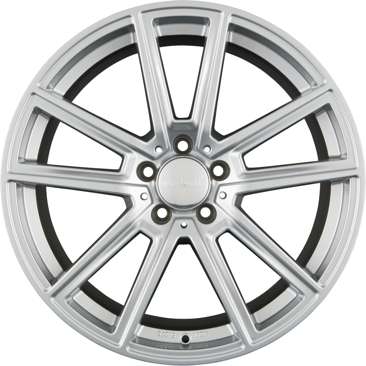 2DRV by WHEELWORLD WH30 Race Silber Lackiert (RS) Alufelge 8x18 Zoll ET43 LK 5x112 ML66.6
