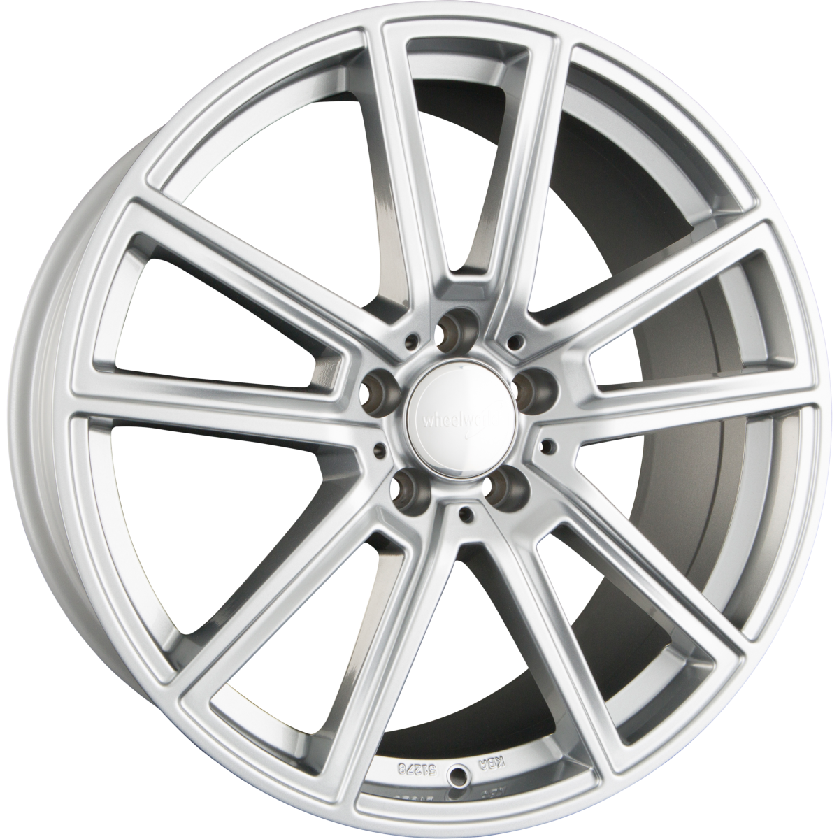 2DRV by WHEELWORLD WH30 Race Silber Lackiert (RS) Alufelge 8x18 Zoll ET43 LK 5x112 ML66.6 – Bild 2