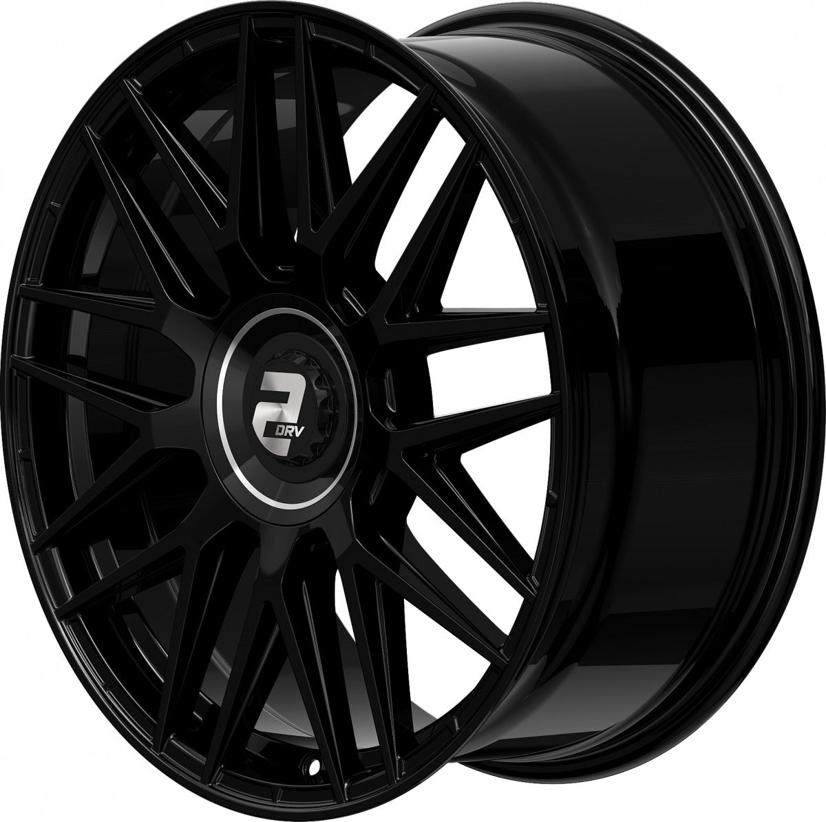 2DRV WH43 schwarz glänzend lackiert 8.5x20 ET21 - LK5/112 ML66.6