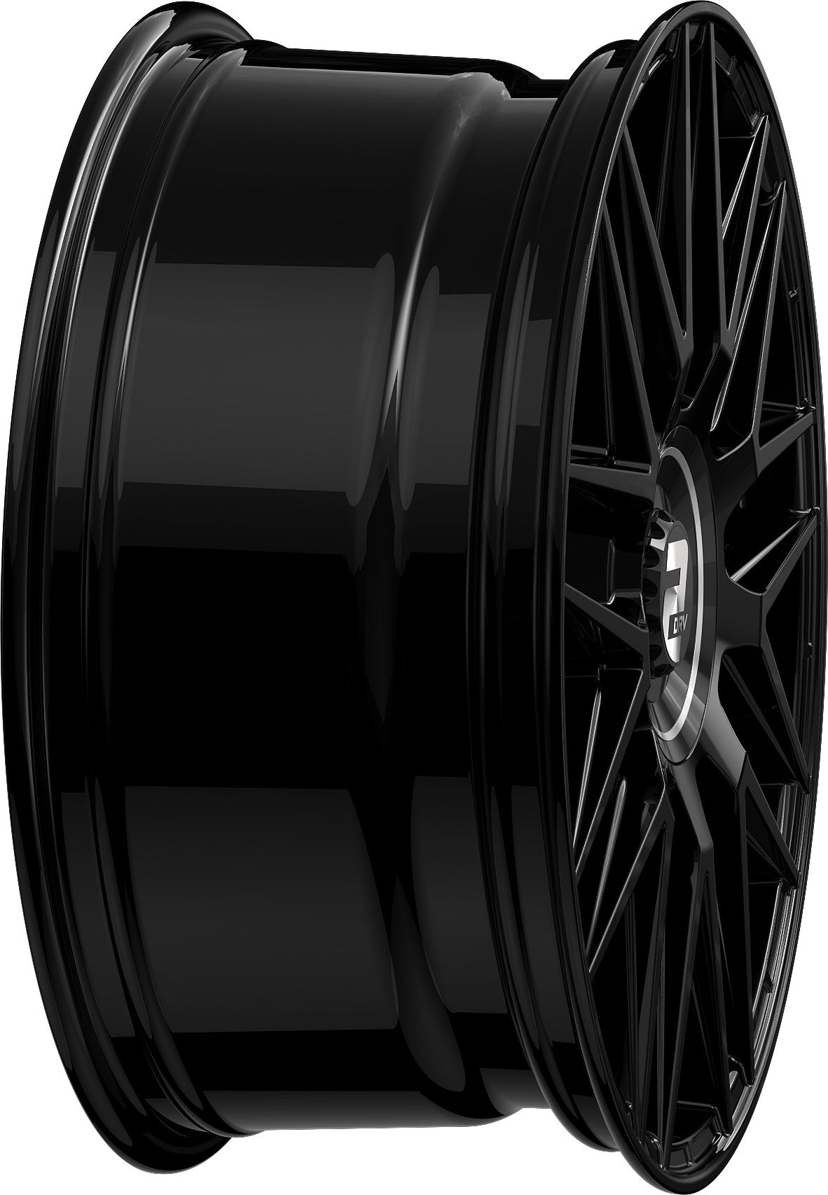 2DRV WH43 schwarz glänzend lackiert 8.5x20 ET30 - LK5/112 ML66.6