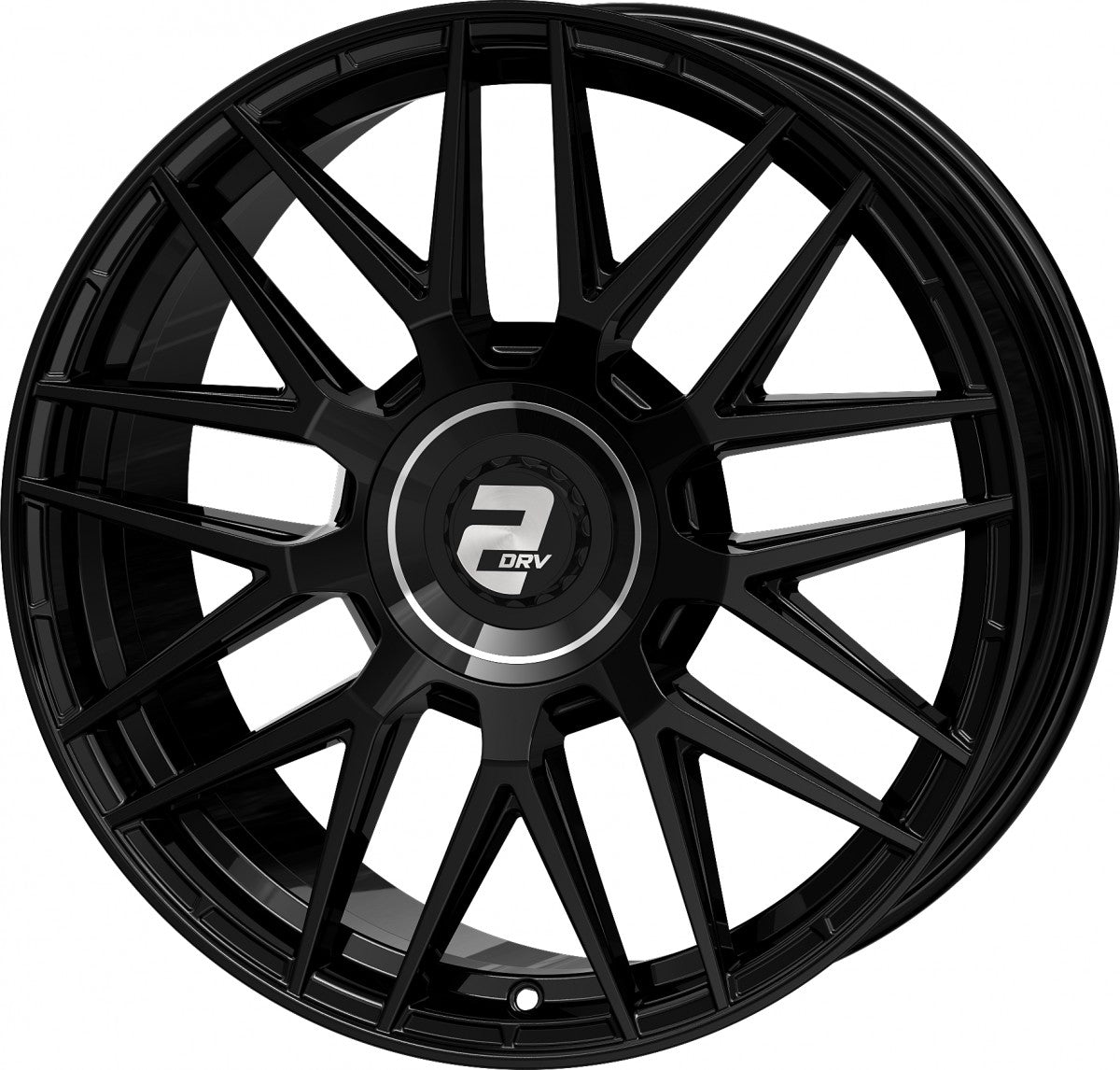 2DRV WH43 schwarz glänzend lackiert 9x20 ET30 - LK5/112 ML66.6