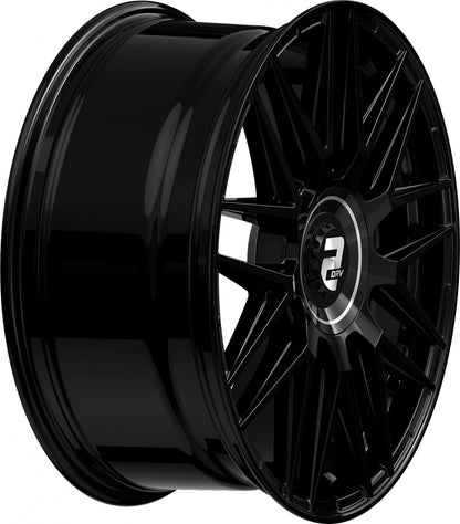 2DRV WH43 schwarz glänzend lackiert 9x20 ET40 - LK5/112 ML66.6