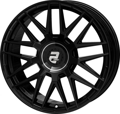 2DRV WH43 schwarz glänzend lackiert 9x20 ET40 - LK5/112 ML66.6