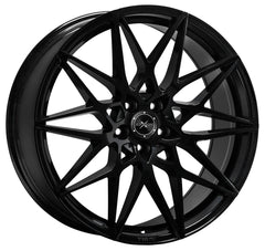 Axxion AX9 schwarz glänzend lackiert Alufelge 8.5x19 Zoll ET45 LK 5x108 ML72.6