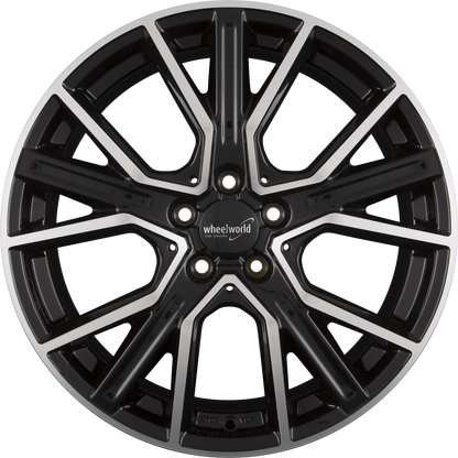 2DRV WH34 schwarz hochglanzpoliert Alufelge 9x20 Zoll ET30 LK 5x112 ML66.6 – Bild 3