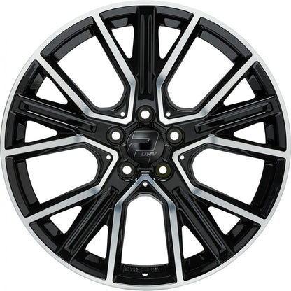 2DRV WH34 schwarz hochglanzpoliert 9x20 ET30 - LK5/112 ML66.6