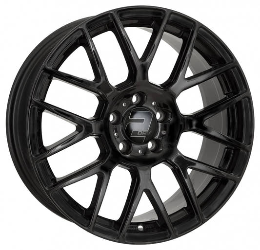 2DRV WH26 schwarz glänzend lackiert 7.5x17 ET35 - LK5/100 ML63.4