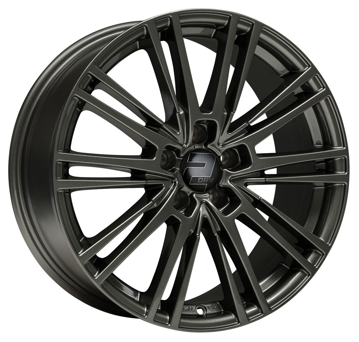 2DRV WH18 dark gunmetal lackiert 7.5x17 ET35 - LK5/112 ML66.6